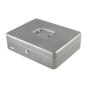 Cassetta portavalori argento 30x24x9cm