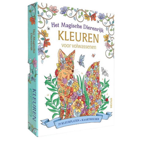 Libro da colorare Delta per adulti - regno animale