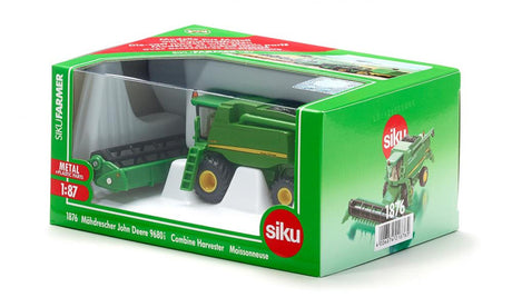 Siku 1876, mietitrebbia John Deere T670i, 1:87, metallo plastica, verde, piatto di taglio mobile e rimovibile