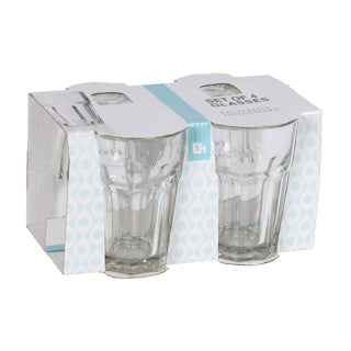Eccellente set di bicchieri per casalinghi 4 pezzi 36cl