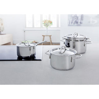 Pentola Bk profiline con coperchio ø14 cm