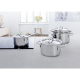 Pentola Bk profiline con coperchio ø14 cm