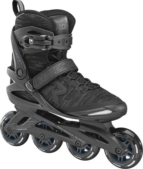 Roces filo di trama 84 pattini in linea unisex – ruote 4x84mm – pattini in linea fitness – neri – taglia 40