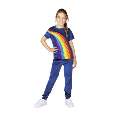 Abiti da vestire K3 - abito da vestire arcobaleno blu 3 5 anni - taglia 116