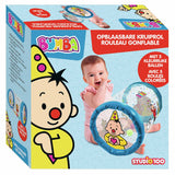 Bumba cingolato gonfiabile - coriandoli - con 5 palline colorate
