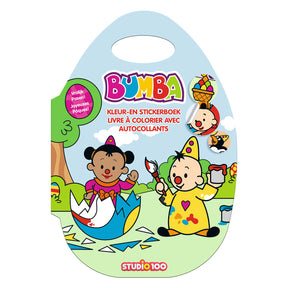Studio 100 Bumba Color and Sticker Book Pasqua