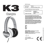 Cuffie Studio 100k3