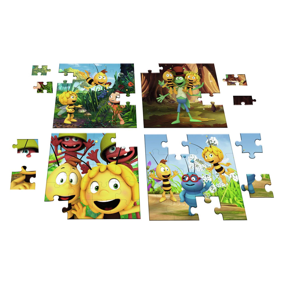 Puzzle Maya l'Ape, 4in1