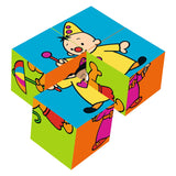 Puzzle Bumba - puzzle colorato in legno con 4 blocchi