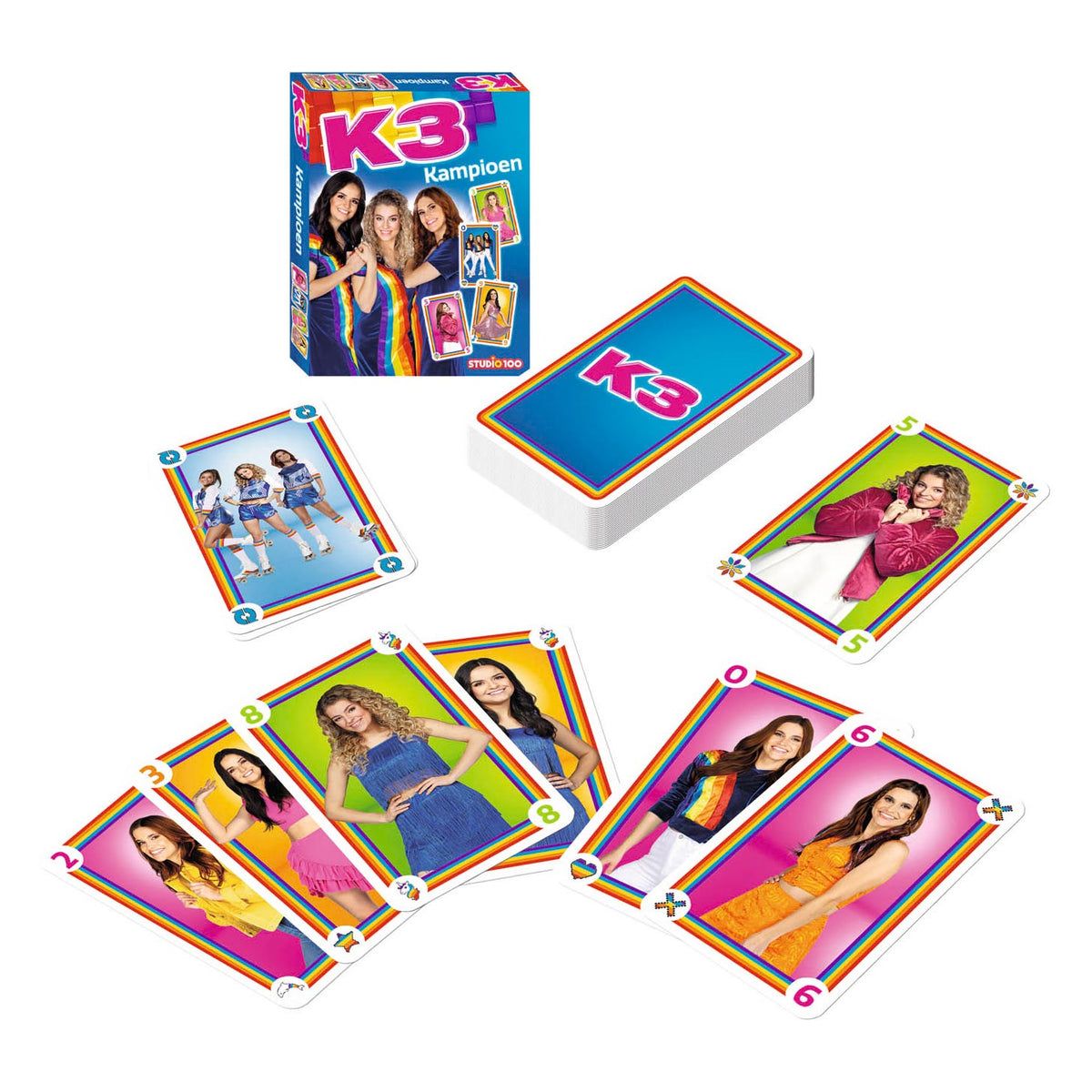 Gioco di carte K3 - campione - con 55 carte
