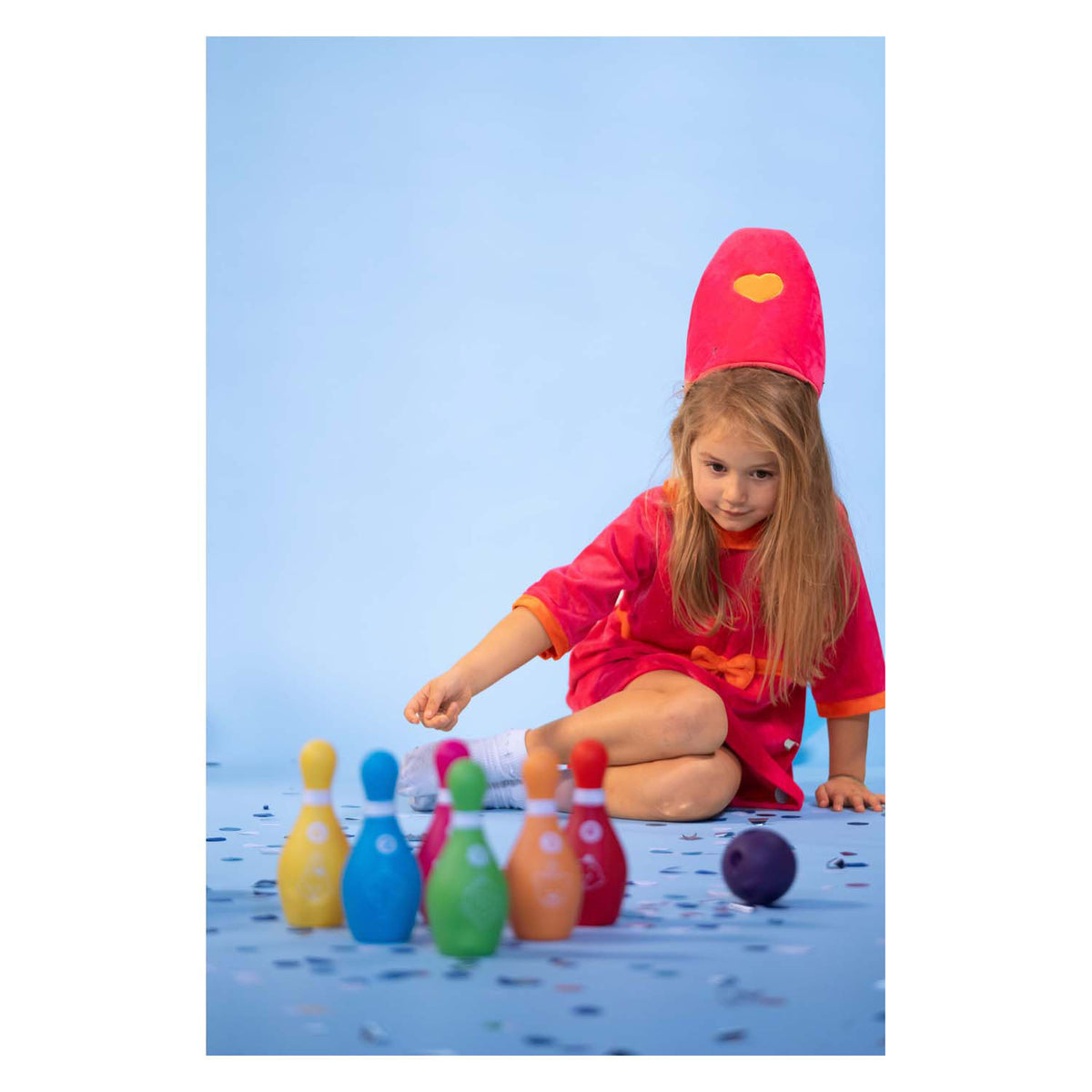 Gioco di birilli Bumba - set da bowling - 6 birilli