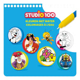 Studio 100 colori con libro da colorare all'acqua