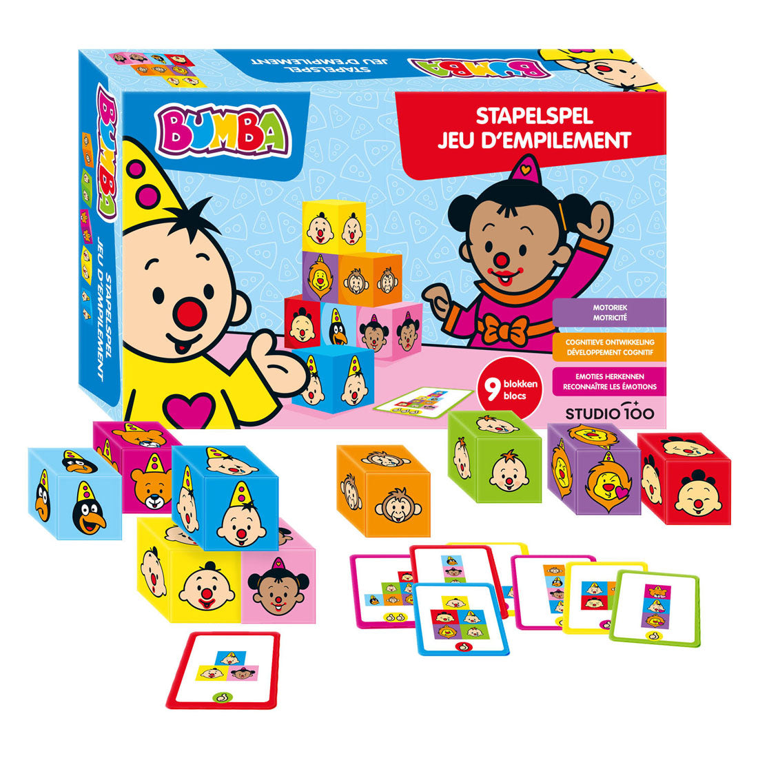 Studio 100 bumba gioco di impilamento di emozioni