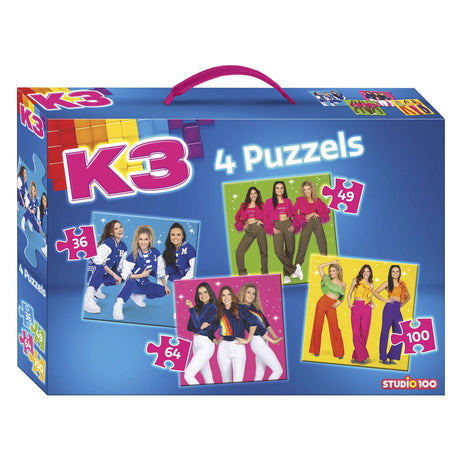 Puzzle K3 4in1 - stelle