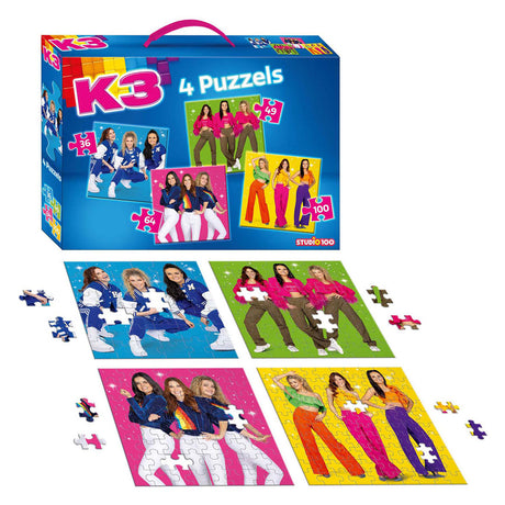 Puzzle K3 4in1 - stelle