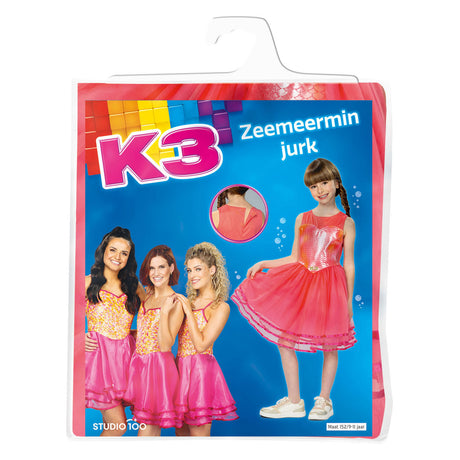 Costume K3 - abito a sirena, 9-11 anni