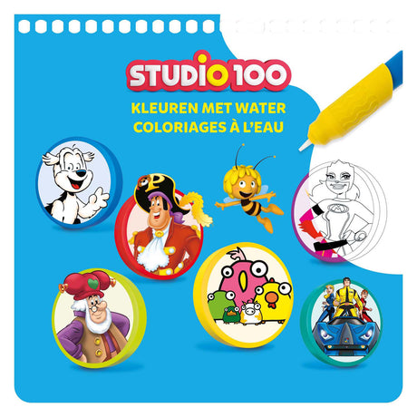 Libro da colorare Studio 100 - colorare con acqua