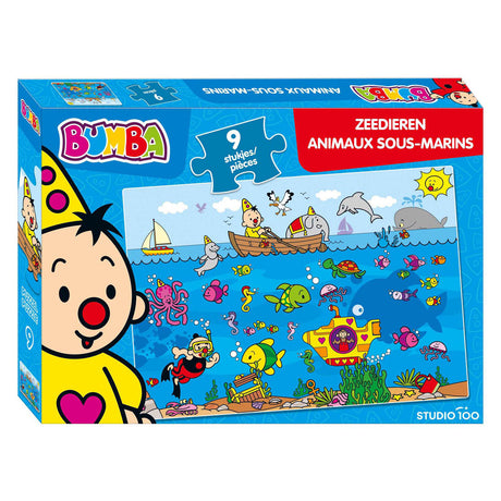 Studio 100 bumba puzzle animali marini, 9 pz.