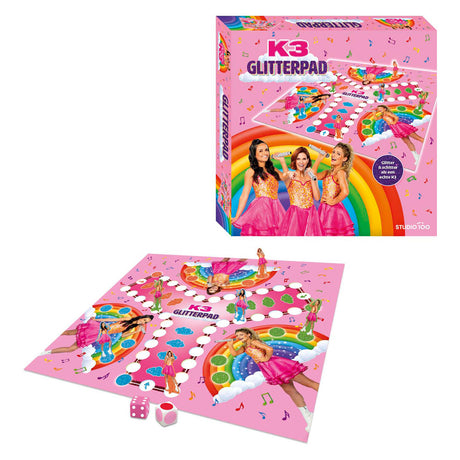 Gioco da tavolo K3 - percorso glitterato