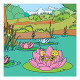 Libro da colorare Studio 100 maya - colorare con acqua