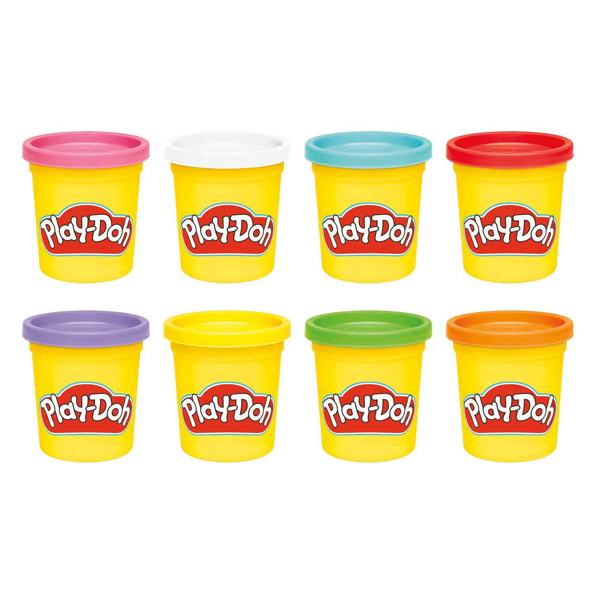 Arcobaleno Play-doh - 8 vasi di terracotta