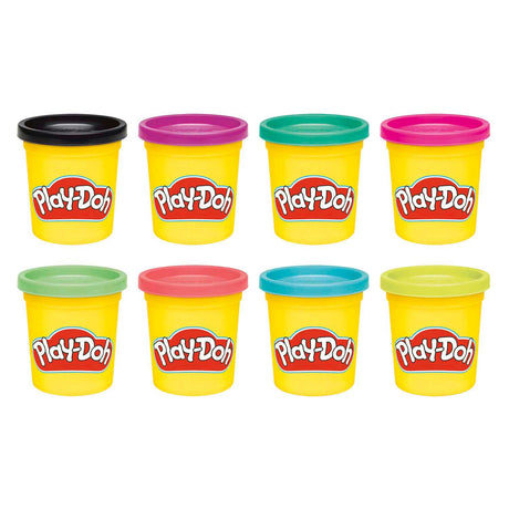 Set di vasi di terracotta Play-doh con mix di colori - 8 pezzi