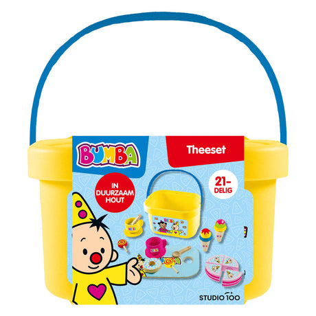 Studio 100 bumba: set da gioco in legno - set da tè (fsc mix 70%)