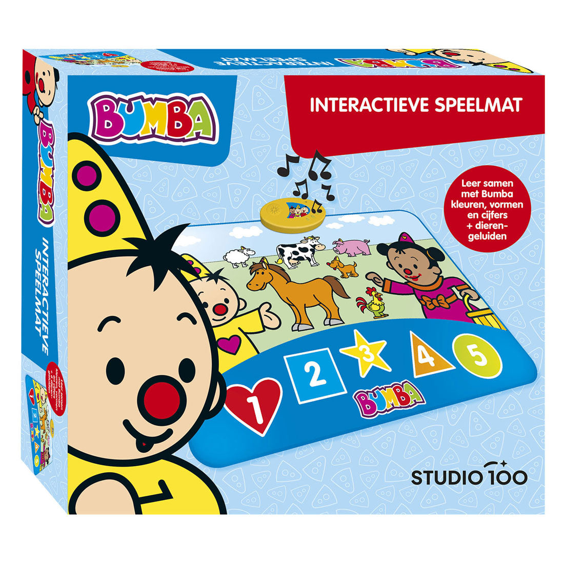 Tappetino da gioco interattivo Bumba - animali