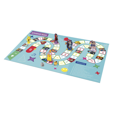 Studio 100 - gioco - tabellone dell'oca 30 anni - con dadi e pedine - edizione anniversario