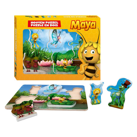 Puzzle in legno Studio 100 maya con pezzi spessi - formato A4