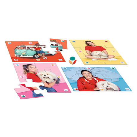 Puzzle Samson Marie - puzzle a dadi - 4 puzzle 4x6 pezzi