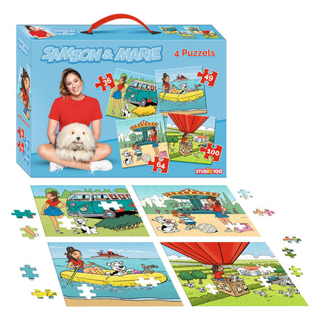 Puzzle Sansone Maria - Puzzle 4 in 1 - 36 49 64 100 pezzi