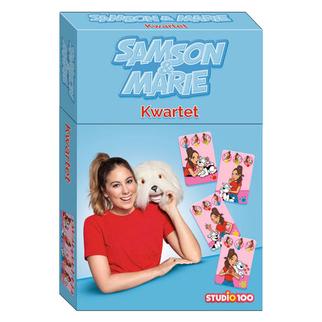 Studio 100 gioco del quartetto samson marie junior in cartone blu rosso