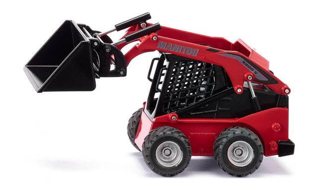 Siku 3049, pala compatta Manitou 3300v, 1:32, metallo plastica, rossa, molte funzioni