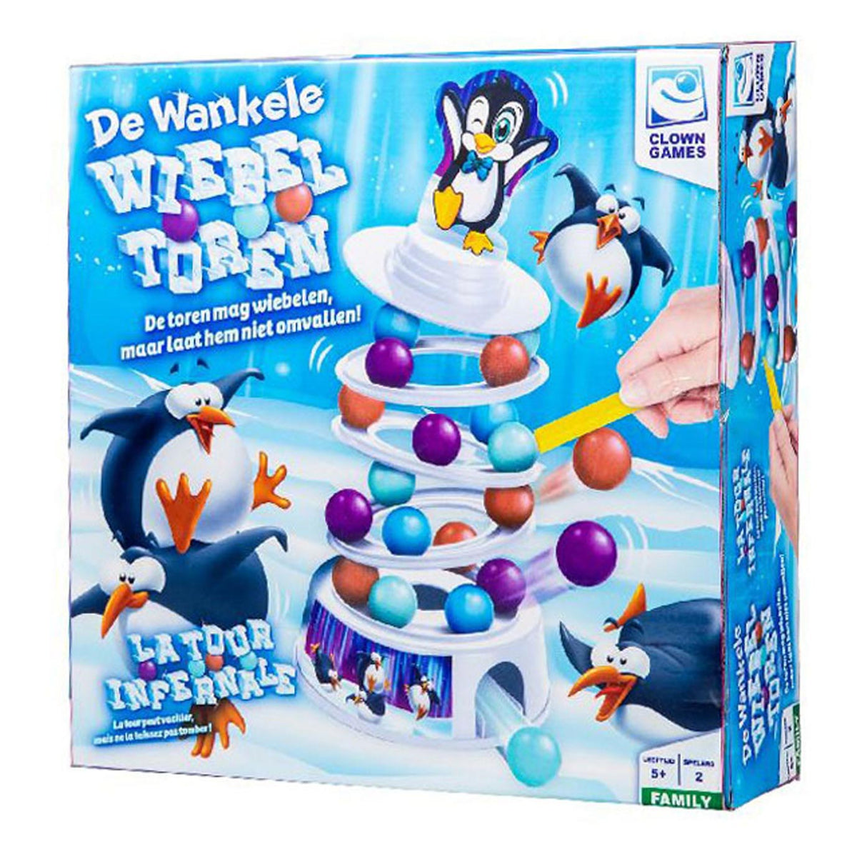 Giochi di clown torre traballante traballante