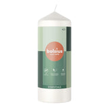 Candela a colonna Bolsius 150 58 bianco nuvola
