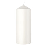 Candela a colonna Bolsius 150 58 bianco nuvola