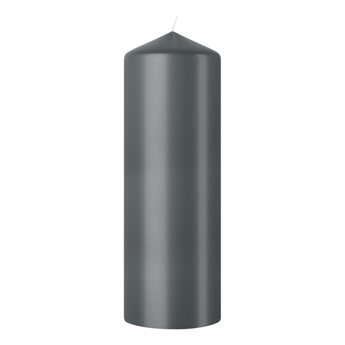 Candela a colonna Bolsius Essentials 200 68 grigio tempesta