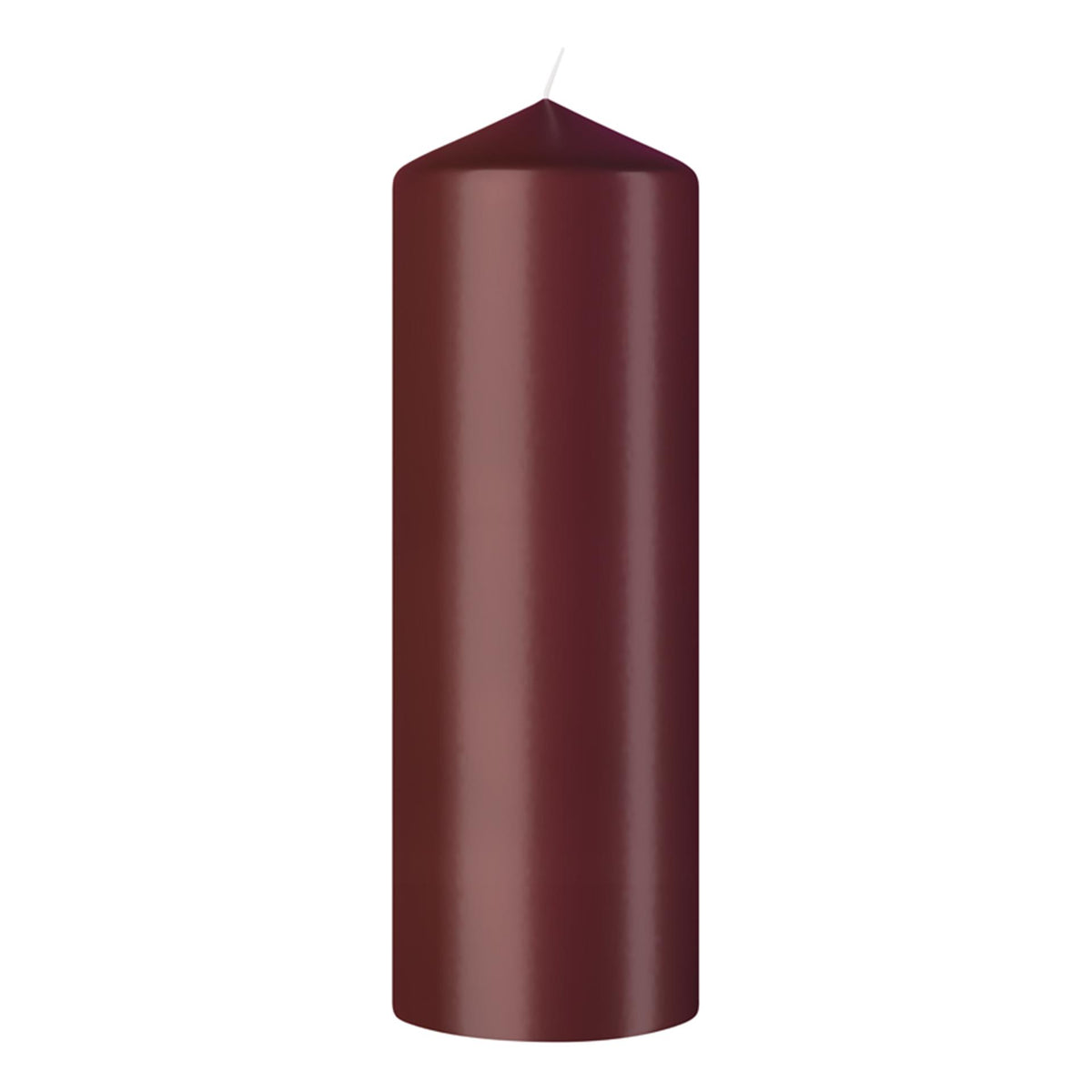 Candela a colonna Bolsius Essentials 200 68 rosso velluto