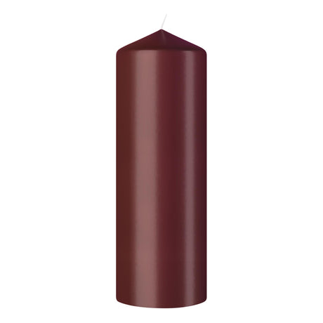 Candela a colonna Bolsius Essentials 200 68 rosso velluto