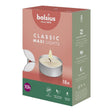 Bolsius maxi tea light classico 10 ore scatola da 18 pz