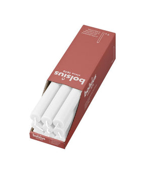 Candela da tavolo rustica Bolsius bianco nuvola 270 23mm -