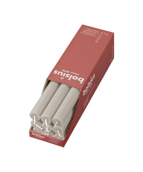 Candela da tavolo rustica Bolsius grigio sabbia 270 23mm