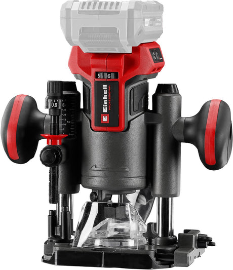 Fresatrice professionale a batteria Einhell tp-ro 18 li bl solo - power x-change - 18 v li-ion - pinza da 6 e 8 mm - motore brushless - incl. accessori vari - escl. batteria e caricabatterie