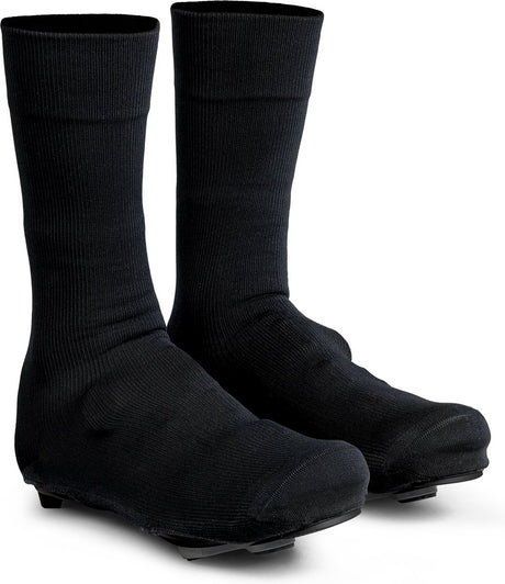 Gripgrab - copriscarpe da ciclismo impermeabili in maglia flandrien copriscarpe da bicicletta da corsa in maglia impermeabili - unisex - nero - taglia s (36-38)