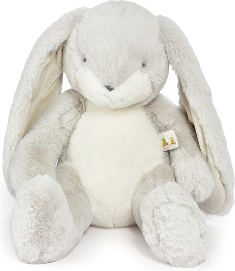 I conigli della baia sgranocchiano il coniglio - peluche - dettagli ricamati - 38 cm - grigio