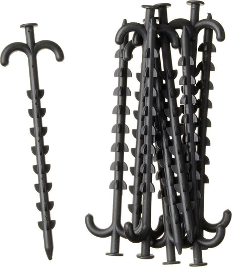 Nature - Porta rete (10 pz.) - nero - 25cm