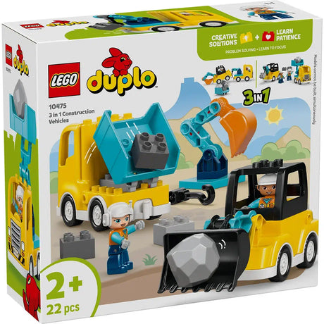 Lego Duplo Town 10475 Veicoli da cantiere 3in1