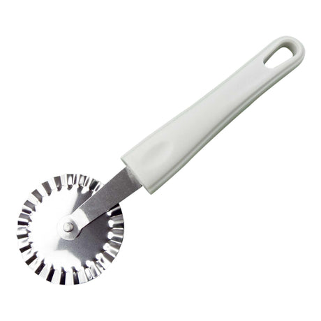 Aro houseware tagliapasta tagliapizza in acciaio inox con manico in plastica bianca kasun