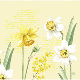 Tovaglioli Duni primavera narciso 12 pezzi 40 x 40 cm | 12 pezzi
